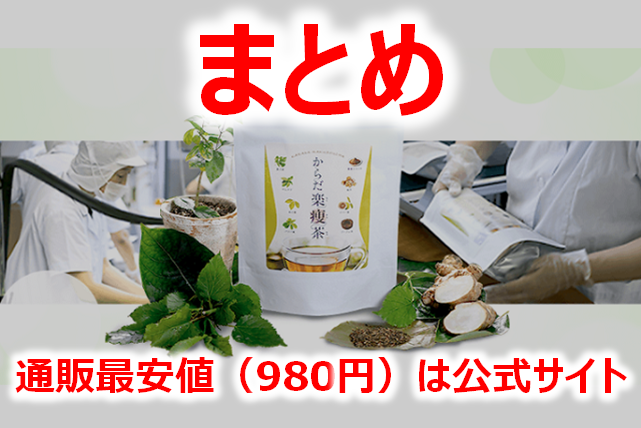 65%OFF【送料無料】 からだ楽痩茶 30袋